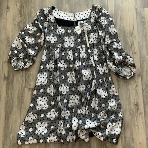 Anthropologie Polka dotted dress